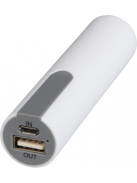 Power bank con rivestimento in gomma 2200 mAh